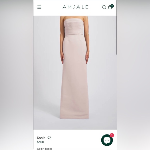 Amsale Dresses & Skirts - Amsale Sonia Ballet Pink Dress